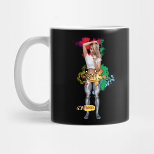 Contrast Cyborg Female Mug